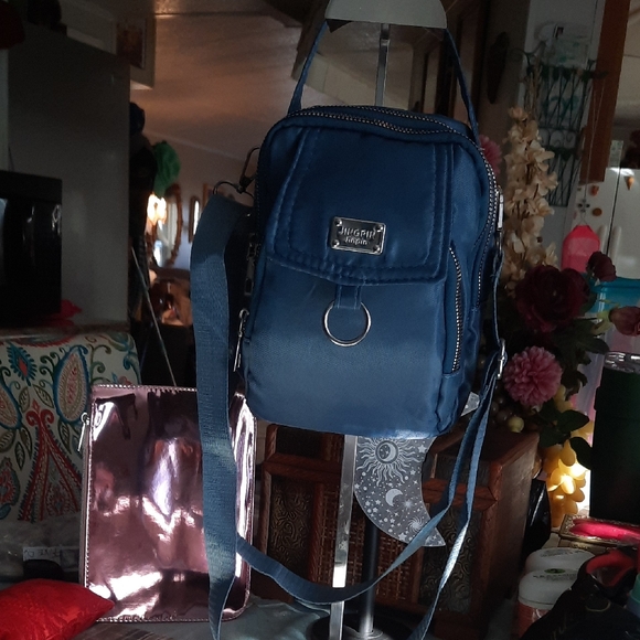 Jingpin Handbags - Blue Shoulder Bag